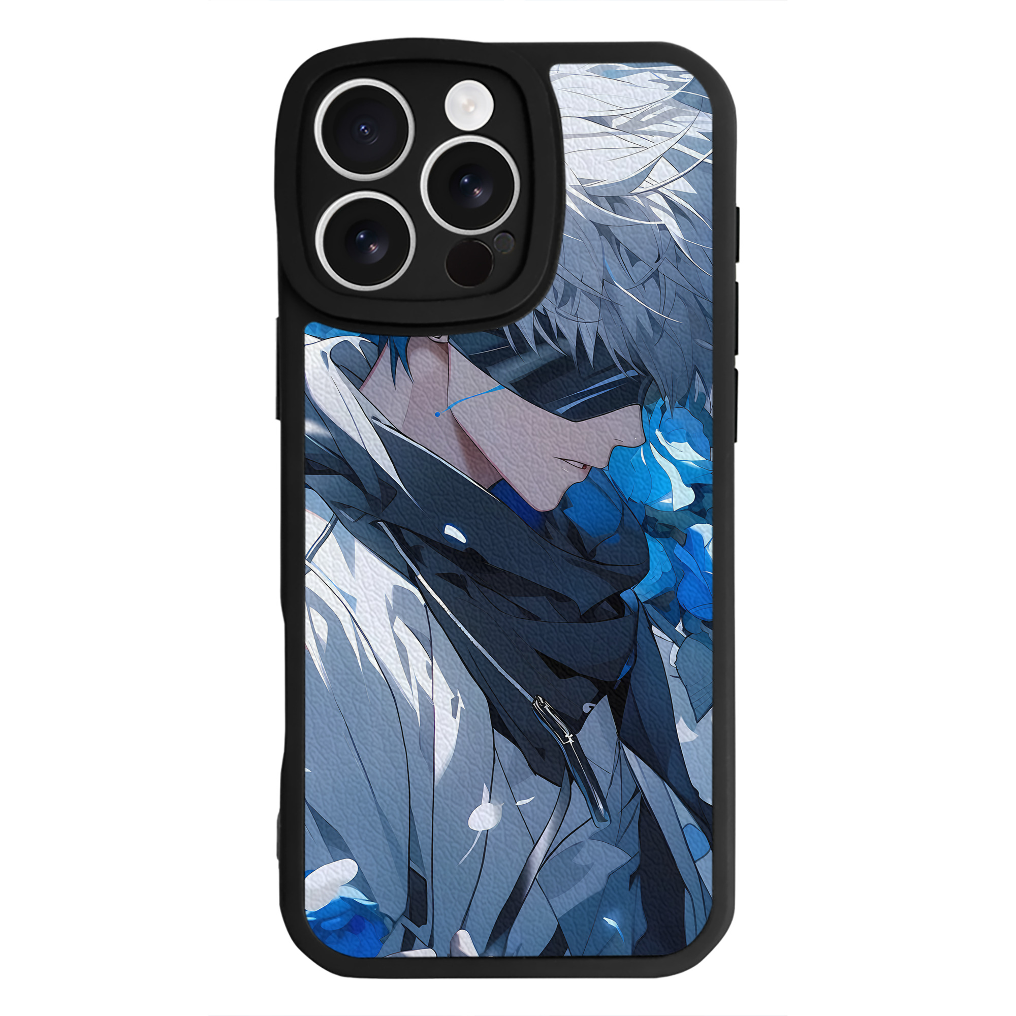 （画像用） 呪術廻戦 Jujutsu Kaisen 【iPhone 16シリーズ対応】シリコンスマホケース（レザー調） 材質：シリコン